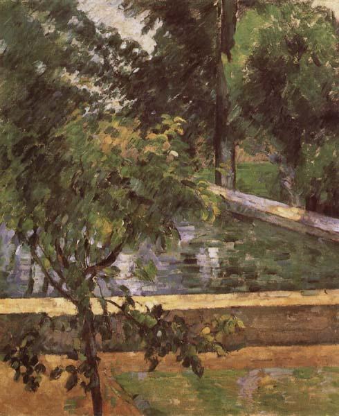 Paul Cezanne Pool at the jas de Bouffan oil painting picture